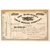 Image 1 : A Second Version of the Dahlonega Gold Mining Company Stock Certificate 1