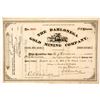 Image 1 : A Second Version of the Dahlonega Gold Mining Company Stock Certificate 2