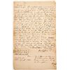 Image 1 : Contract from Benjamin Parks (credited with the first gold nugget) and Freedman Benjamin Elrod