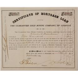 Guarantee Gold Mining Company Mortgage Loan