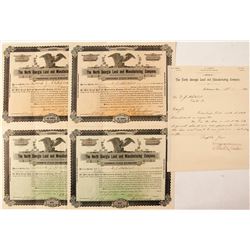 North Georgia Land and Manufacturing Company Stock Certificates