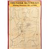 Image 1 : Map of Thunder Mountain Mining Districts, Idaho