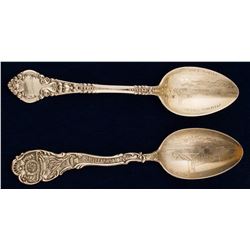 Missouri Mining Silver Souvenir Spoons (2)