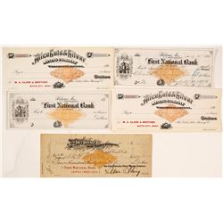 Montana & Colorado Revenue Imprinted Mining Checks