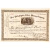 Image 1 : New Philadelphia Silver Mining Co. Stock Certificate, Belmont, NV, 1879