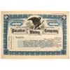 Image 1 : Paradise Mining Company Stock Certificate, Bullfrog, Nevada