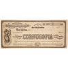 Image 1 : Cornucopia Consolidated Stock Certificate, Elko County, Nevada 1876