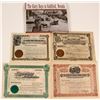 Image 1 : Four Goldfield, Nevada Stock Certificates