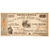 Image 1 : Indianola Gold & Silver Mining Co. Stock Certificate, Humboldt County, Nevada Territory, 1863