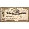 Image 1 : North Carson Silver Mining Co. Stock Certificate, Ormsby County, 1875