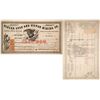 Image 1 : Bixler Gold & Silver Mining Co. Stock Certificate, Gold Hill, Nevada Territory, 1863