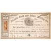 Image 1 : Atlantic Gold & Silver Mining Co. Stock Certificate, Devil's Gate District, Nevada Territory, 1864