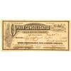 Image 1 : Ophir Consolidated Mill & Mining Co. Stock Certificate, 1879