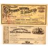 Image 1 : Sierra Nevada Mining Company Proof & Issued Stock Certificates, Virginia City, Nevada