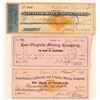 Image 1 : Con-Virginia & California Mining Co. Check Trio, Virginia City, Nevada
