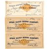 Image 1 : Ophir Mining Company Revenue Check Trio, Virginia City, Nevada