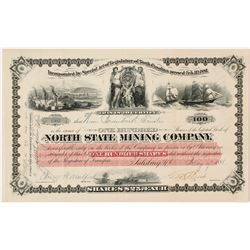 North State Mining Company Stock Certificate