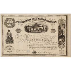Stewart Gold Mining Company Stock Certificate