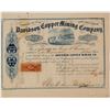 Image 1 : Davidson Copper Mining Company Stock Certificate