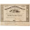 Image 1 : Ward Gold Mine Company Stock Certificate, Number 5