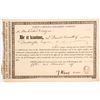 Image 1 : Likely the Earliest Known American Gold Certificate: North Carolina Gold-Mine