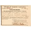 Image 1 : Very Early 1833 Gold Mining Stock Certificate: Mecklenburg