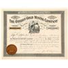 Image 1 : The Oregon Gold Mining Co. of Louisville, KY Stock Certificate, 1887 (Cornucopia, OR)
