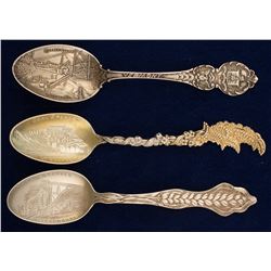 Pennsylania Mining Silver Spoons (3)