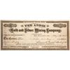 Image 1 : The Addie Gold & Silver Mining Co. Stock Certificate, Black Hills, Dakota Territory, 1878