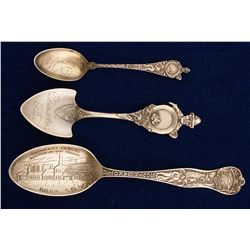 South Dakota Silver Mining Spoons (3)
