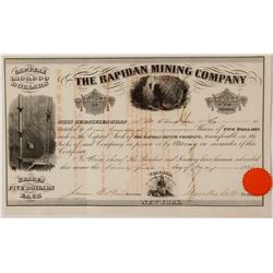 Rapidan Mining Company Stock Certificate