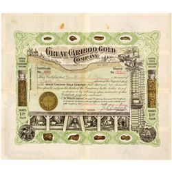 Great Cariboo Gold Company Stock 2