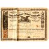 Image 1 : Guadaloupe & Sacramento Gold & Silver Mining Co. Stock Certificate, 1866, Sinaloa, Mexico