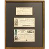 Image 1 : 3 Different Gold Rush Framed Documents