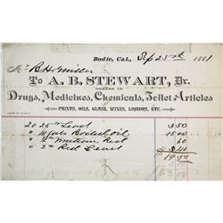 A.B. Stewart Billhead, Bodie, California