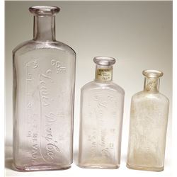 Three Lewis Co. Drug Bottles (Ely, Nevada)