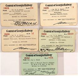 Central of Georgia Railway Passes