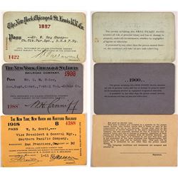 Three New York Railroad Passes
