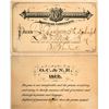 Image 1 : Old Colony & Newport Railway Company Pass, 1872