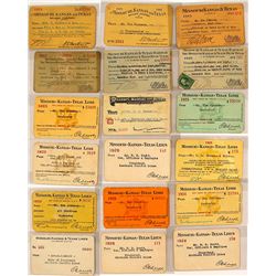 Missouri, Kansas & Texas Railway Co. Pass Collection