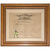 Image 1 : Sutro Railroad Articles of Incorporation: Framed and Hung in Sutro's Office