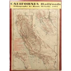 Map of California Railroads