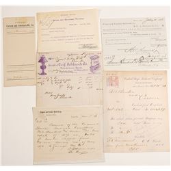 Comstock & Other Nevada Railroad Ephemera