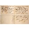 Image 1 : Two Virginia & Truckee Railroad Pay Cards, 1876