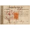 Image 1 : Panama Rail Road Co. Revenue-Imprinted Stock Certificate, 1870