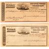 Image 1 : Set of First and Second of Exchanges; South Western Railroad Bank