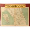 Image 1 : Map of Florida During the Civil War