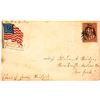Image 1 : Civil War Patriotic Cover with handwritten "Death to Traitors"