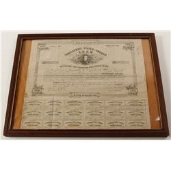 1863 Confederate Loan - Framed