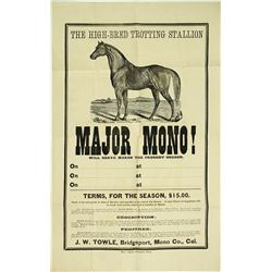 Bodie Trotting Stallion Broadside, c.1879